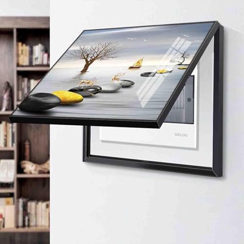 Mineliste Scatola del Contatore Elettrico Coperchio Decorativo del Contatore della Pittura Coperchio Decorativo della per Pittura Decorazione Nascondi Dipinti Decorazione,014 40 * 30cm
