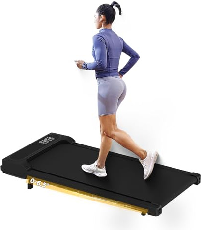 Under Desk Treadmill with Incline Remote Control 4 in 1 Walking Running Pad Machine Adjustable Speeds LED Display for Home or Office