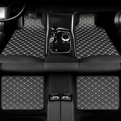 gxybr Auto Fußmatten für Toyota Yaris (XP130/XP13) 3.Gen 2013 2014 2015 2016 2017 2018 2019 2020, Obuste Fußmatten Geeignet Für Alle Jahreszeiten rutschfest und Wasserdicht EIN Tolles Geschenk.,A