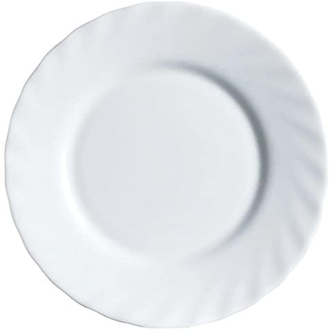 Luminarc 9229559 Assiettes À Dessert Trianon 19 Cm Blanc