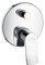 Hansgrohe 31487000 Metris Manual Round Bath Mixer, Chrome, Silver