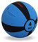 Train Hard Medizinball 1kg bis 12 kg, Gummi Gewichtsball in 10 Farbig, Professionelle Gymnastikball für Krafttraining, Crossfit und Fitness (4 KG - Blau)