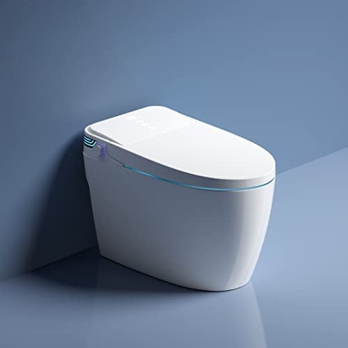 2025 TruClean Divine Smart Toilet - Bathroom, Bidet, Self Cleaning! Easy Install - Eco Power Save - Stainless Nozzle - Warm Dry and Water- Heated Seat - Auto Open - Auto Flush - Non Touch Operation