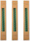 pajoma® Gedrehte Stabkerzen Dunkelgrün 6 Stück | Hochwertige Drehkerzen - 45g Wachsgewicht, ca. 5 Std. Brenndauer, 250 x 20 mm | Premium Spiralkerzen, Twisted Kerzen, Wendekerzen