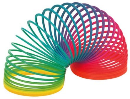 HGL Regenbogenfarbener magischer Slinky-Frühling