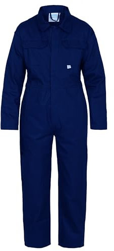 Castle Clothing Kids Coveralls (1-2 Years (Chest 20), Royal Blue)