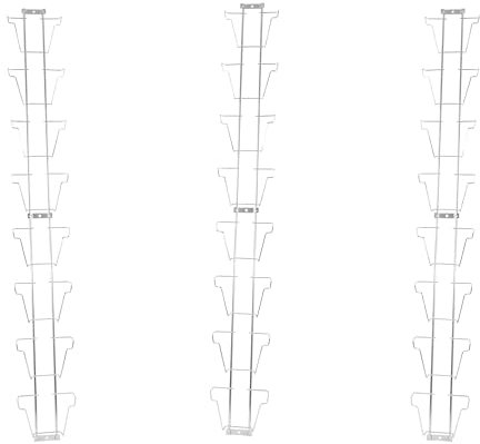 3er Pack Glückwunschkarten-Wandleiste Hochformat 130 x 180 mm mit 8 Fächern