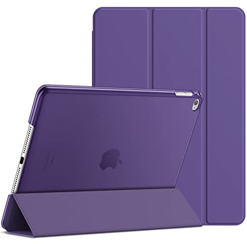 JETech Custodia per iPad Air 2, Cover con Funzione di Supporto, Auto Svegliati/Sonno (Viola)