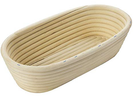 Westmark Gärkörbchen, Für 750-1000g Brotteig, Oval, Länge: ca. 28 cm, Peddigrohr, Hellbeige, 32042270