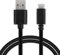 2X CELLONIC USB Kabel kompatibel mit GoPro Hero 5, 6, 7, 8, 9, 10, 11, Max, Max 360, Fusion Kamera Ladekabel USB C Type C auf USB A 2.0 Datenkabel 3A 1,0m schwarz PVC