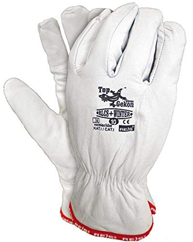 Winterhandschuhe Thermo Arbeitshandschuhe Leder Gefüttert (RLCS+Winter)