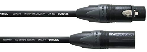 CORDIAL CSM 2.5 FM-GOLD 250 Mikrofonkabel 2,5 m