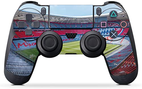 DeinDesign Skin kompatibel mit Sony Playstation 4 Controller Folie Sticker FC Bayern München FCB Stadion