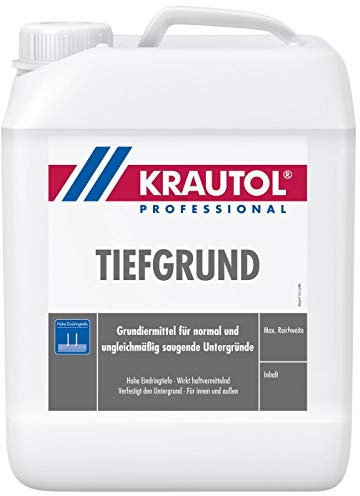 Krautol Tiefgrund Dispersions-Grundiermittel, innen & außen, transparent, 5 Liter Kanister