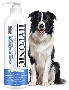 HYPONIC Hypoallergenes Erstklassige Hundeshampoo – Desodorierend, Gut Riechend, Empfindliche Haut, Entwirrendes Baumwollblüte Rosa ((aufhellend, 10,1 oz))