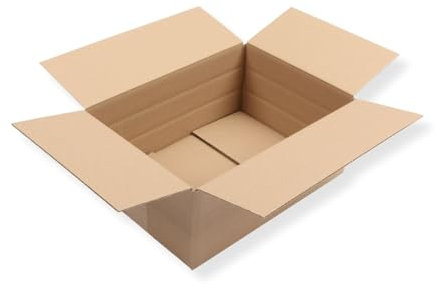 20 St. Versandkarton 350 x 250 x 150 Größe S Faltschachtel Transportkiste Faltkarton Packsetkarton mit 2 Zusatzrillern bei 50 und 100 mm