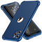 ORETECH Designed for iPhone 11 Pro Case, with[2x Tempered Glass Screen Protector] Full body Shockproof Heavy Duty Protection Ultra Thin Hard PC Silicone TPU Bumper Cover for iPhone 11 pro -Blue