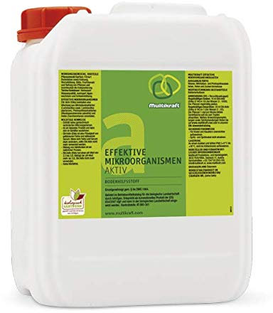 Microorganismos eficaces activos (EMA) 25 litros, auxiliar para el suelo con microorganismos efectivos