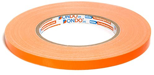DonDo Panzertape Dontex-Pro Universal Gewebeband Gewebeklebeband Gewebeverstärktes Ductape orange 9mm x 50m