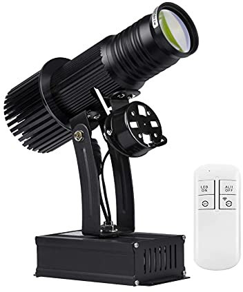 Customized Image Remote Controlling Logo Gobo Projector Indoor LED Advertising Rotating Logo Projector Light (50W)