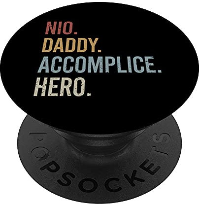 Nio Daddy Accomplice Hero Retro Style Vintage PopSockets mit austauschbarem PopGrip