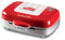 Ariete 1972 Sandwiches & Cookies Party Time, Piastra Elettrica Multifunzione, 700 Watt, 3 piastre antiaderenti e intercambiabili, Rosso