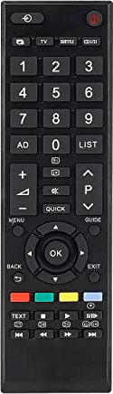 GatherTOOL Telecomando SOSTITUITO for Toshiba TV Accorto LCD CT-90326/90336 CT-90. 325/0351 CT-90329/90380 CT-90386/90436
