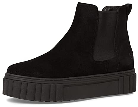 Tamaris Damen Chelsea Boots, Frauen Stiefeletten,Wechselfußbett