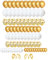 80 StüCk Luftballons Gold Weiß, Goldene Luftballon, Geburtstag Golden Latex Ballons Mit BäNdern FüR Valentinstag Ramadan Baby Shower Kinder Geburtstag Hochzeit Party Dekoration (Gold)