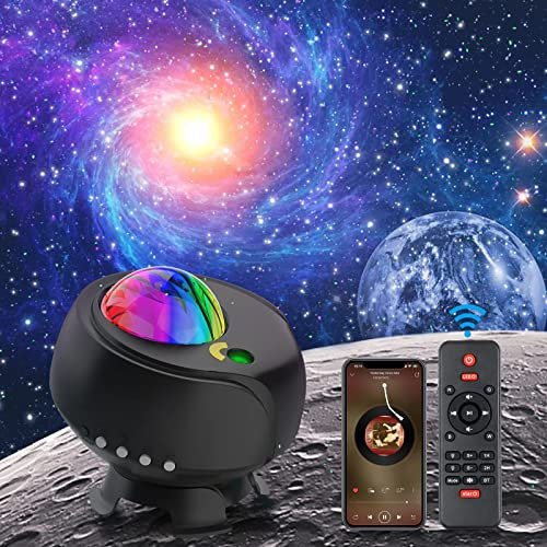 ITSHINY Sternenhimmel Projektor, LED Galaxy Kinder, Lampe Bluetooth Lautsprecher, Zimmer Deko Licht für Erwachsene Geburtstag