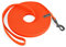 Wolfone 6m orange Schleppleine für Hunde，wasserdichte Trainingsleine, strapazierfähige und Pflegeleichte Leine, geeignet für Rückruf, Schwimmen, Camping, Strand, Jagd, Spaziergänge