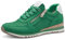 MARCO TOZZI Damen Sneaker flach mit Reißverschluss Vegan, Grün (Leaf green com), 38 EU