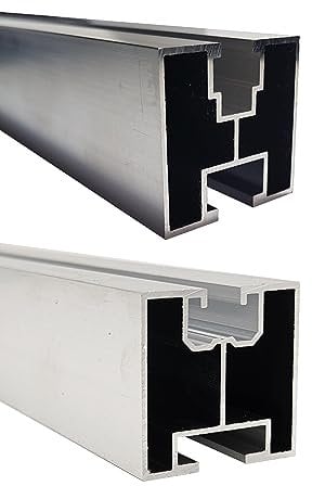 STOFFTEX Solar Schiene Solarschiene Solarprofil Montageschiene 200cm 2m Aluminiumprofil 0% §12Abs.3UStG Systemprofil PV Anlage Nut 8 10 40 Photovoltaik Solar Typ S & T Solarpanel