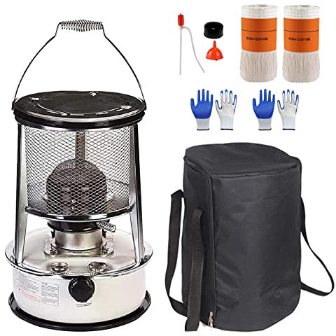 Réchaud de secours au kérosène pour usage intérieur, chauffage au kérosène Non électrique, réchaud de Camping Portable 6L 0,25 l/h 9000BTU/H