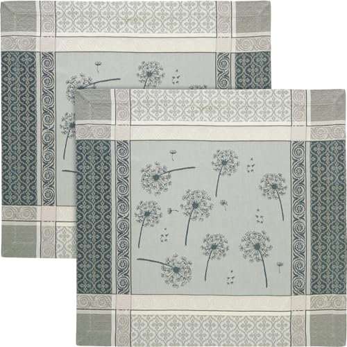 Erwin Müller Serviette 2er-Pack Baumwolle grau Größe 45x45 cm