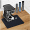 Creative Corner Tappetino Macchina Caffe 30x40 Nero, Tappetino Scolapiatti Assorbente Cucina, Tappeto Macchina Caffe