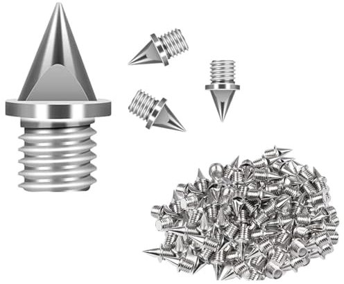 LATRAT 50 punte per sci di fondo da 6 mm, stabili per saltare, corsa, trekking, plastica, passerella