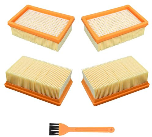 AIVORO Filtro Aspirador Karcher: WD4, WD5, WD6 / MV4, MV5, MV6-2.863-005.0, 4 Pack