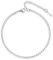 ALEXCRAFT Bracelet de Cheville Inoxydable Chaine De Cheville En Acier Bracelets Cheville Femme 3mm/21+5cm