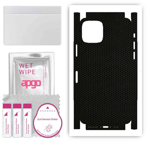 apgo skin sticker film foil vinyl for the BACK+SIDES for Apple iPhone 11 Pro Matrix, Full Wrap Skin