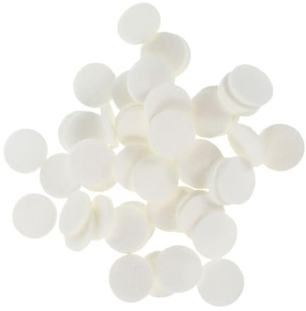 PLAFOPE 150stücke Luft Erfrscher Pad Mit Runde Baumwolle Lufterfrischer Pads Für Auto Aroma Clip Autodufterfrisscher Und Lufterfrischer Mit Clip Für Autolüftung