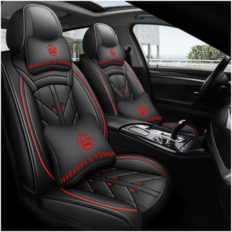 QIOZO ar Sitzbezüge, universal, vollständiges Set, für Citroen Grand C4 Picasso C3 Picasso C4 Picasso Xsara Picasso Berlingo XTR Autoteile, wasserdicht, Schwarz