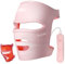 Maschera LED per Viso con Terapia Della Luce Rosso, portatile wireless con led mask per anti-invecchiamento, rughe, trattamento dell'acne, Terapia con Luce Rossa a Casa per Tutti i Tipi di Pelle