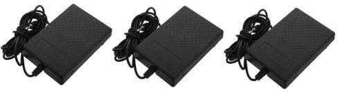 Toyvian 3pcs Electronic Keyboard Sustain Pedal with Cable to Adapter for Piano Drums Synthesizer Compatible Accessories