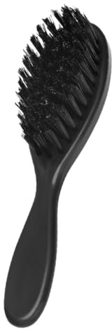 HONITANO Reise-bartbürste für Männer Weiche Bartbürste mit Griff Bartbürste als Haarbürste Bartölkamm Schnurrbartbürste Friseurbürste für Bartpflege Multifunktionaler Bartkamm Kompakter