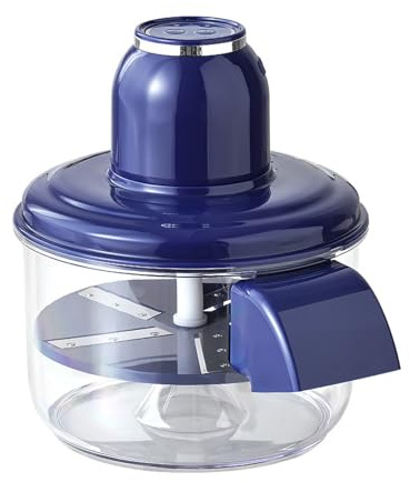 Ailan Elektrische Traubenschälmaschine, tragbares, kabelloses automatisches kleines Obstschälwerkzeug, Küchenwerkzeuge, Blau mit Mund