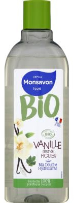 Monsavon Gel Douche vanille Fleur de Figuier Bio 300ml