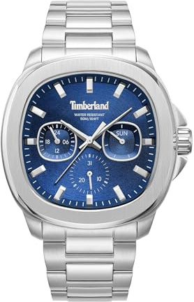 Timberland - Swansey Watch - Quartz Watch Movement - Case Width: 50mm - Stainless Steel - 5 ATM