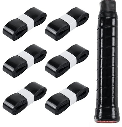 Carehabi Griffband Tennisschläger 6 Stück Rutschfestes Griffband Badmintonschläger für Tennisschläger Badminton Squash Schläger