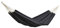 AMAZONAS Brasilianische Hängematte XL Barbados Black 230 x 150cm für Mehrpersonen bis 200kg Black Gesamtlänge 340 cm